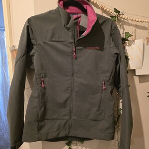 Patagonia Gray and Pink Jacket